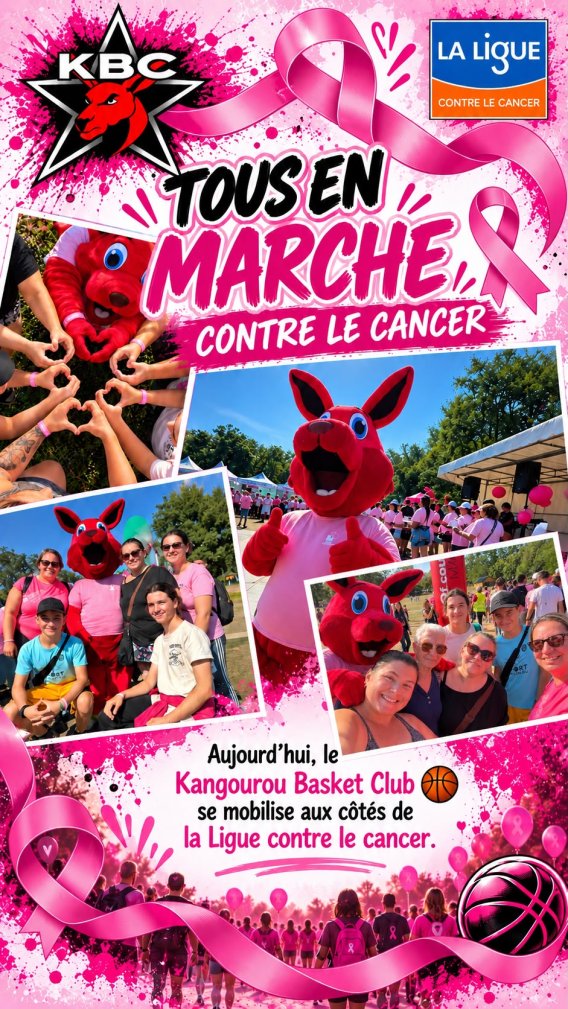 🎗️💗 LE KBC SE MOBILISE POUR LA LIGUE CONTRE LE CANCER ! 💗🎗️